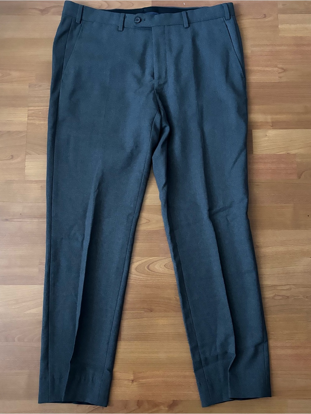 Men’s gray Soho Slim Fit Wool Pants Size 48